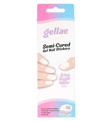 Gellae Gel Nail Sicker Icing Sugar White