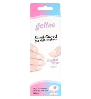 Gellae Gel Nail Sticker Crystal Clear