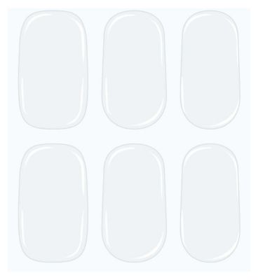 Gellae Gel Nail Sticker Crystal Clear