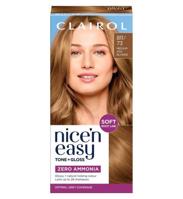 Nice and Easy Tone and Gloss Medium Ash Blonde 811/72