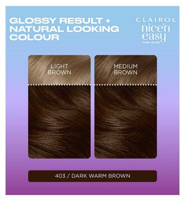 Nice and Easy Tone and Gloss Warm Brown 403/82