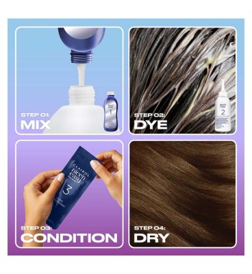 Clairol Nice n Easy Tone+Gloss Semi Permanent Hair Dye Medium Golden Brown 537/78