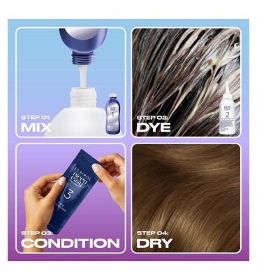 Clairol Nice n Easy Tone+Gloss Semi Permanent Hair Dye Light Golden Brown 637/76