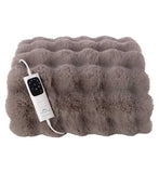 Dreamland Hygge Days Faux Fur Intelliheat Electric Throw Mocha 160 x 120cm
