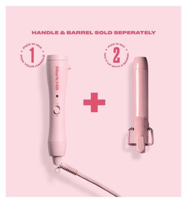 Mark Hill Pink Handle and Easy Tong Barrel Bundle
