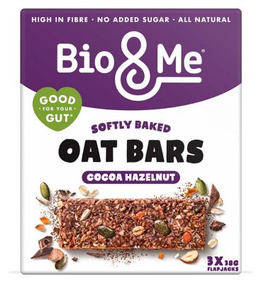 Bio&Me Cocoa Hazelnut Gut-Loving Oat Bar 3 x 38g