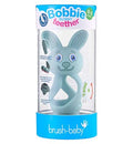 Bobbie Bunny Baby Teether Toy Eucalyptus Green | Twist & Bounce Teething Toy