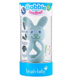 Bobbie Bunny Baby Teether Toy Eucalyptus Green | Twist & Bounce Teething Toy