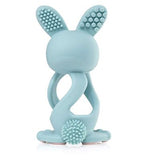 Bobbie Bunny Baby Teether Toy Eucalyptus Green | Twist & Bounce Teething Toy