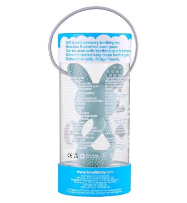 Bobbie Bunny Baby Teether Toy Eucalyptus Green | Twist & Bounce Teething Toy