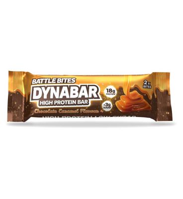 Battle Bites Dynabar Chocolate Caramel Protein Bar 60g