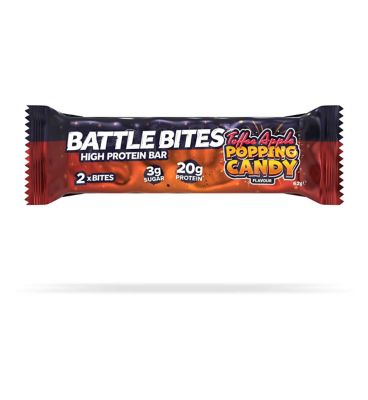 Battle Bites Popping Candy Protein Bar 62g