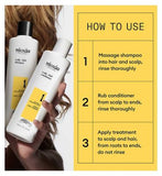 Nioxin Scalp + Hair Thickening System 1 for Natural Hair with Light Thinning, Loyalty Kit