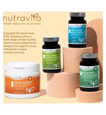 Nutravita Fibre Boost Powder with Psyllium Husk & Inulin 150g