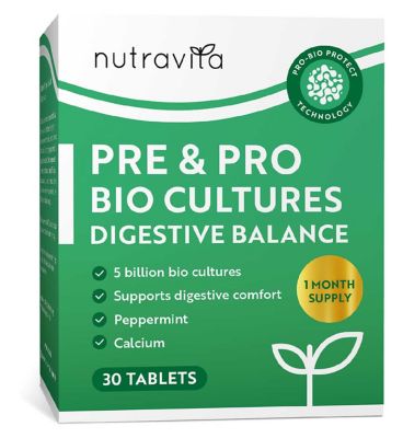 Nutravita Digestive Health & Gut Supplement – 30 Capsules
