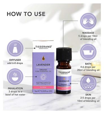 Tisserand Aromatherapy Organic Lavender Essential Oil