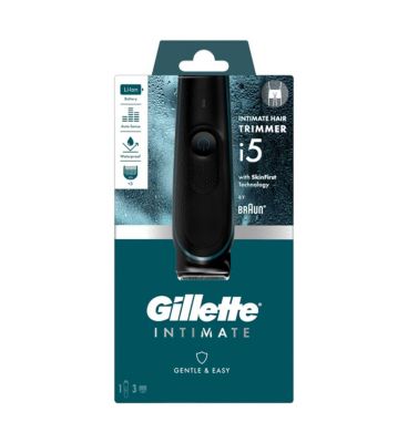 Gillette Body and Intimate Men’s Intimate Trimmer i5, Lifetime Sharp Blades