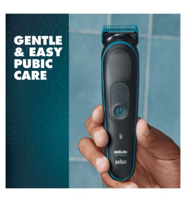 Gillette Body and Intimate Men’s Intimate Trimmer i5, Lifetime Sharp Blades
