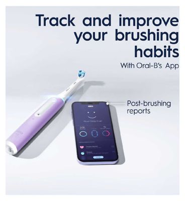 Oral-B iO4 Lavender Electric Toothbrush Radiant Whitening Gift Set
