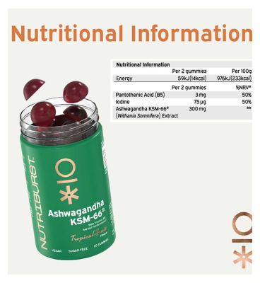 Nutriburst Ashwagandha KSM66