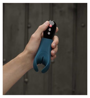 Fun Factory Manta Deep Sea Blue Black Vibrating Male Stroker