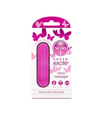 Skins Super Excite Rechargeable Pink Bullet
