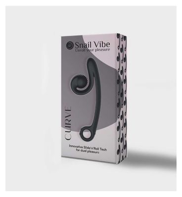 Snail Vibe Curve Black Rabbit Vibrator