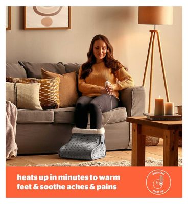 Silentnight Comfort Control Cosy Heated Footwarmer - Grey