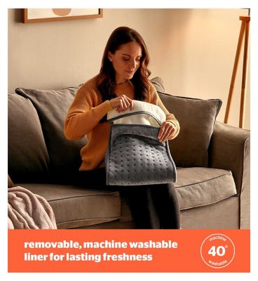 Silentnight Comfort Control Cosy Heated Footwarmer - Grey