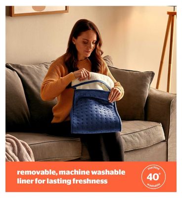 Silentnight Comfort Control Cosy Heated Footwarmer - Navy