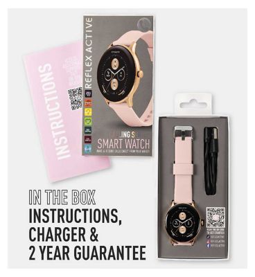 Reflex Active Series 22 Pink Smart Calling Watch