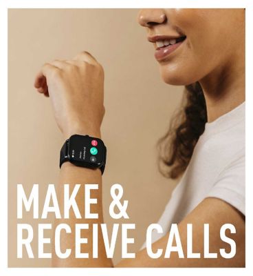 Reflex Active Series 23 Black Smart Calling Watch