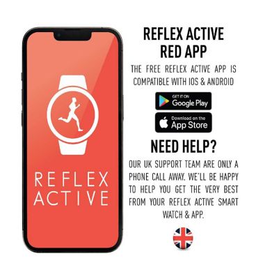 Reflex Active Series 23 Black Mesh Smart Calling Watch