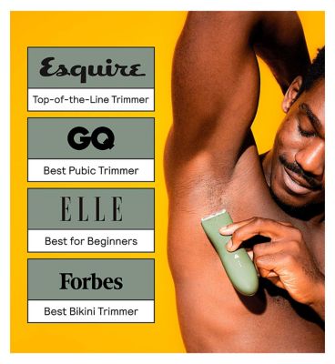 MERIDIAN Body Hair Trimmer Signature Ceramic Blade, Single Replacement Blade, Sage