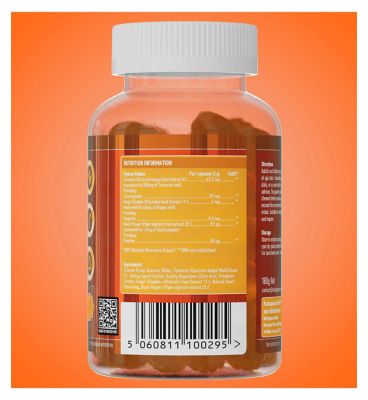 Nutrigums Vegan Turmeric Complex Gummies 60s
