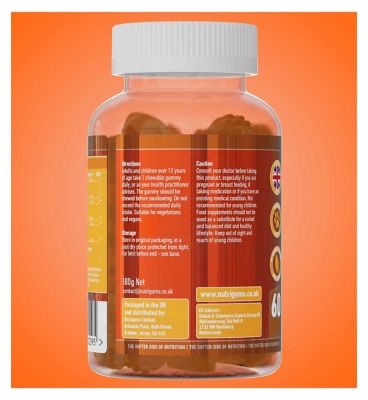Nutrigums Vegan Turmeric Complex Gummies 60s