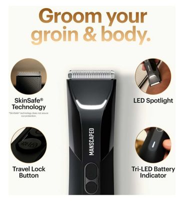 Manscaped The Lawn Mower 4.0 Pro Essentials Kit, Electric Body Hair Trimmer Shaving Set