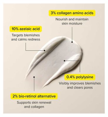 Skin + Me Breakouts + Visible Pores Serum, for Dry to Normal Skin, with Azelaic Acid and Collagen Amino Acid 12ml