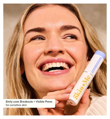 Skin + Me Breakouts + Visible Pores Serum, for Sensitive Skin, with Azelaic Acid and Annona Extract 12ml