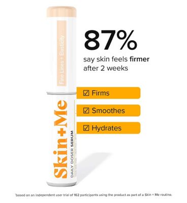 Skin + Me Fine Lines + Elasticity Serum, for Oily to Combination Skin, with Retinoid-3 and Phyto-Resin Extract 12ml