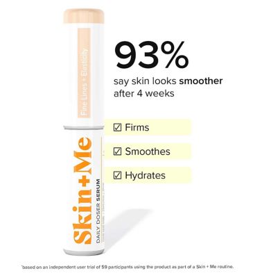 Skin + Me Fine Lines + Elasticity Serum, for Sensitive Skin, with Retinol-Alternative and Annona Extract 12ml