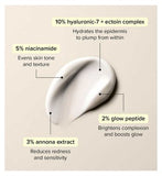Skin + Me Hydration + Glow Serum, for Sensitive Skin, with Hyaluronic-7 and Annona Extract 12ml