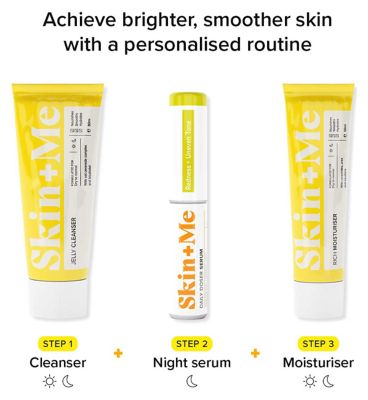 Skin + Me Redness + Uneven Tone Serum, for Dry to Normal Skin, with Azelaic Acid and Collagen Amino Acid 12ml