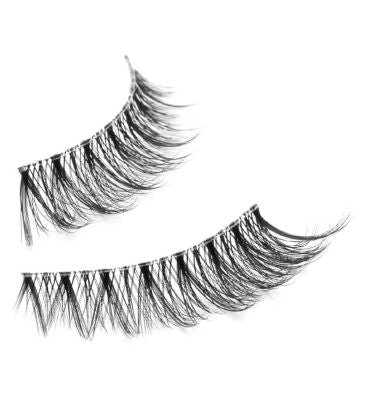Eylure hybrid Lashes No212 False Lashes Pair and Lash Adhesive 1ml