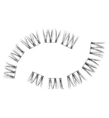 Eylure Volume & Curl Cluster Wispy No9 False Lashes and Lash Adhesive 1ml