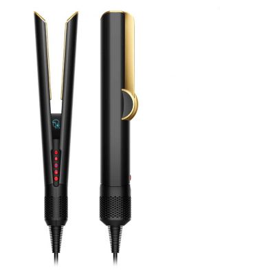 Dyson Airstrait straightener in Onyx and Gold