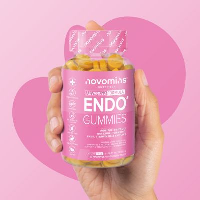 Novomins Endo Gummy Vitamins Pineapple Flavour - 60 Gummies