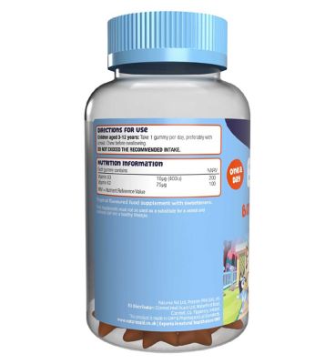 Natures Aid Bluey Gummies Bone Support Tropical 30s