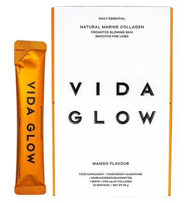 VIDA GLOW Natural Marine Collagen Mango - 30 x 3g sachets