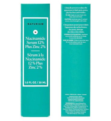 NATURIUM Niacinamide Serum 12% Plus Zinc 2% 30ml